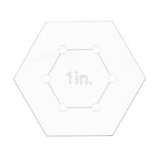 1" Acrylic Hexagon Quilting Template for DIY Quilting Sewing Crafts