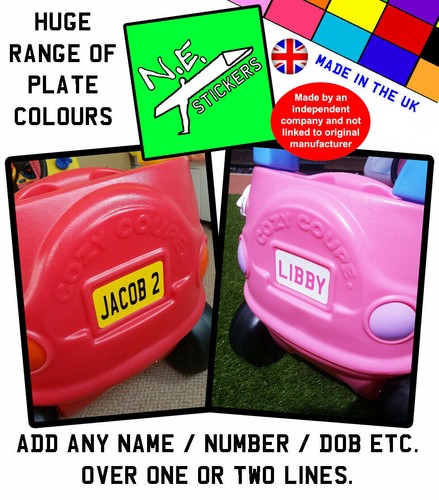 Personalised rear number - rear,