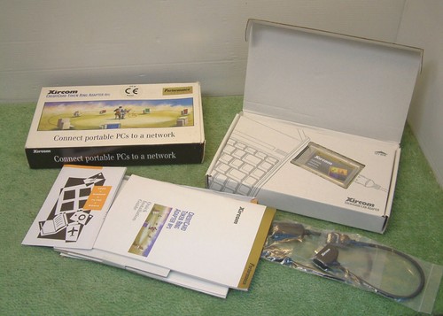 Vintage xircom pcmcia credit - vintage,