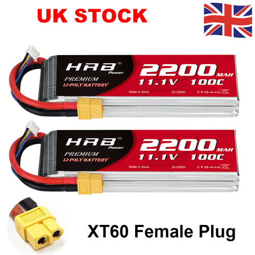 2pcs hrb 2200mah - 2200mah, 11.1v