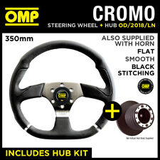 OMP 350mm CHROME STEERING WHEEL & HUB KIT PEUGEOT 106 RALLYE A-BAG (PAS) 96-