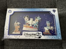 Disney Mickey Mouse and Friends Celebrating Disney Pins 25 Pin Set 4 of 4 LE 900