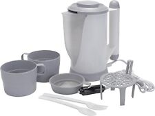 12V In-Car Kettle - Portable Travel Electric Tea & Coffee Maker With Cups