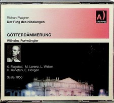 WAGNER Gotterdammerung 1950 La Scala Live FURTWANGLER Flagstad Lorenz 4-CD READ
