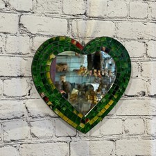 Green Heart Shape Mosaic Tile