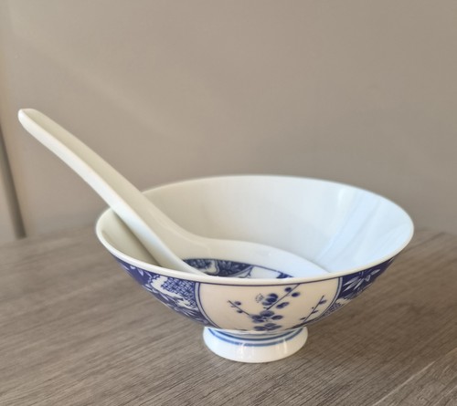 Vintage blue and white - blue,