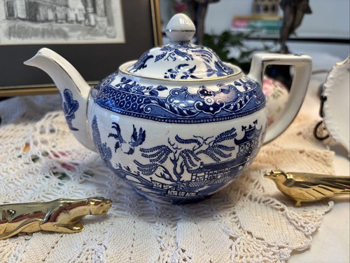 Burleigh ware willow burslem - burleigh, willow,