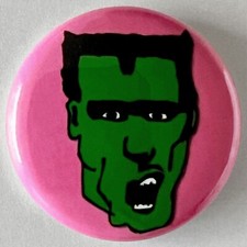 THE METEORS BAND Button pin