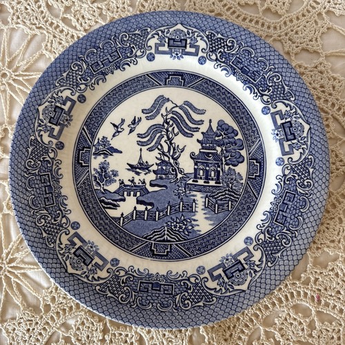 Vintage blue willow ironstone - vintage~blue,