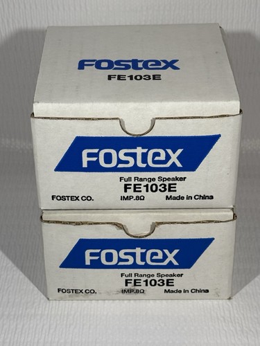 Vintage fostex fe103e speakers - fostex,