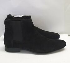 Frank Wright Mens Leather Chelsea Ankle Boots Black Size EU 43 | S/412# 