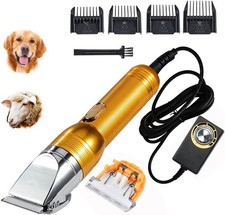 Electric Professional Dog Grooming Clippers,Powerful 350W Sheep Shears Speed-Adj