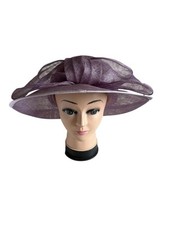 Lilac Formal Straw Hat Women's