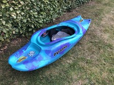 White Water Playboat Pyranha S6F Kayak in Blue