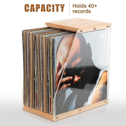 Vinyl record storage box - vinyl,