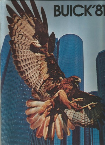 1981 buick sales brochure - sales, w/