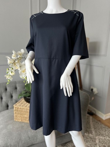 Jaeger dress size - jaeger, navy