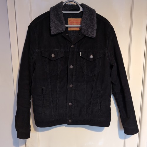 Levis black corduroy - levis, sherpa