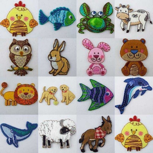 Animal motif patches repair - animal,