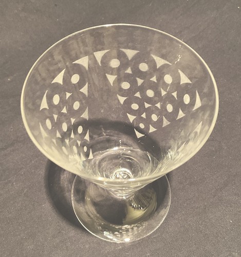 Vintage art deco etched - vintage,