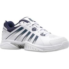K Swiss Receiver V Mens White Leather Tennis Shoes Trainers White Size 8-13