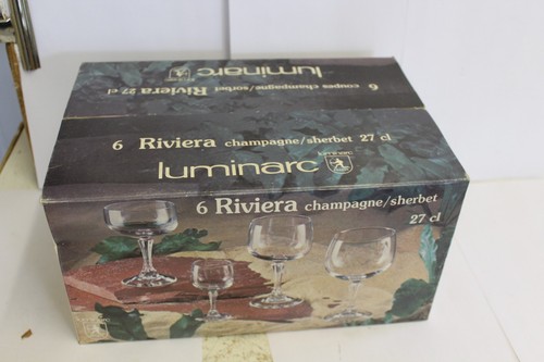 Vintage luminarc champagne - vintage,
