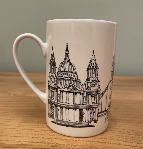 Poole pottery mug cities - pottery, in