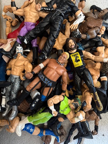 Various wrestling figures - various,