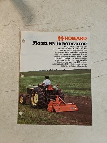 Vintage howard hr10 rotavator - howard,