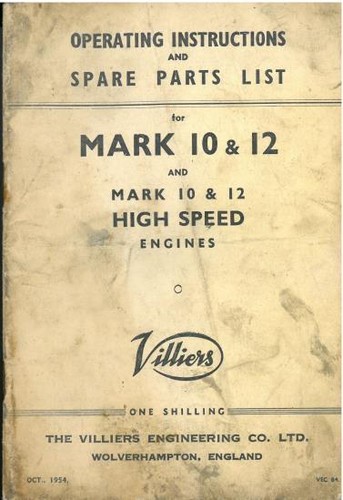 Villiers engine mark 12 - mark, 10