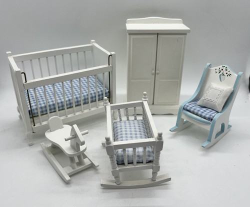 Dolls house nursery set drop - dolls,