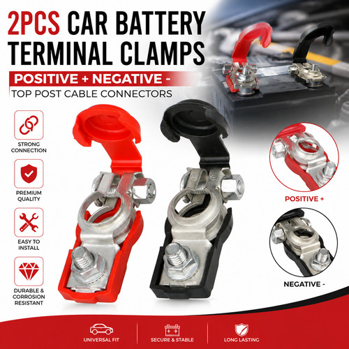2pcs car battery terminal - battery,
