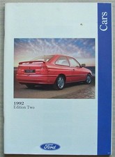 FORD Car Range Sales Brochure