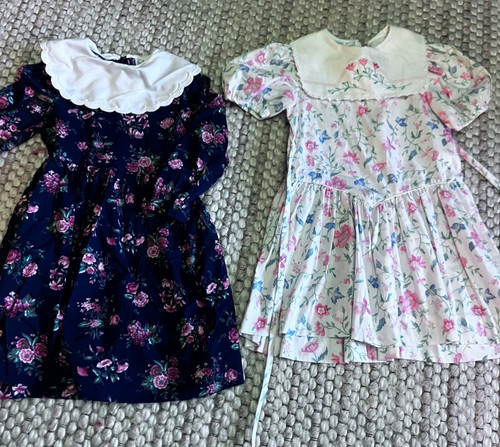 Vintage floral smocked rare
