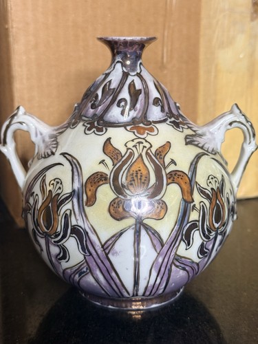 Antique iris lily art - lily,