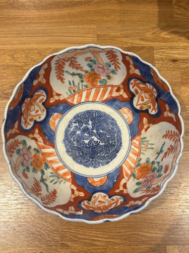 Japanese imari ware bowl - japanese,