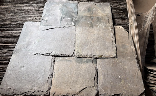 Reclaimed roof slates - roof,