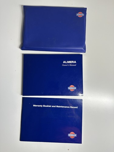 Nissan almera owners manual - almera,