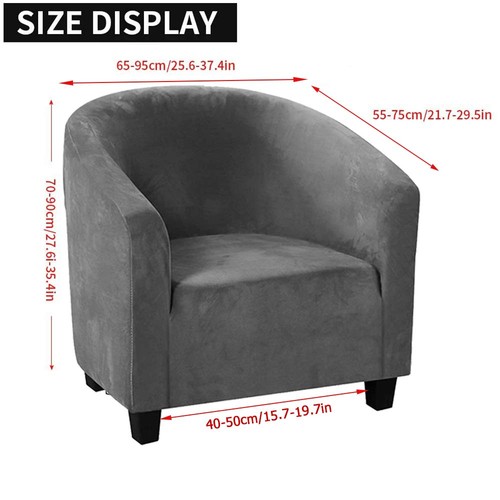 Velvet tub chair - velvet,