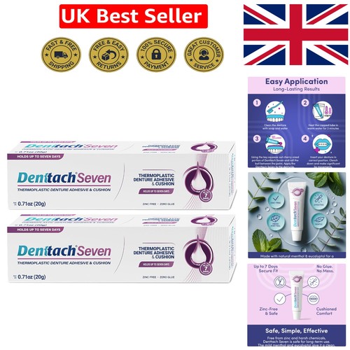 Denture adhesive with unique - denture,