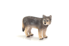 Timber Wolf Cub Toy Realistic