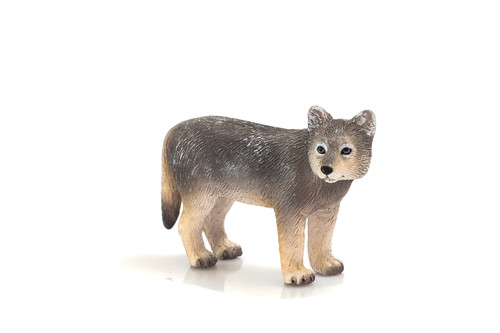 Timber wolf cub toy - wolf,
