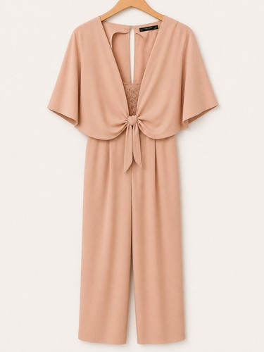 Zara blush pink jumpsuit - xs, uk