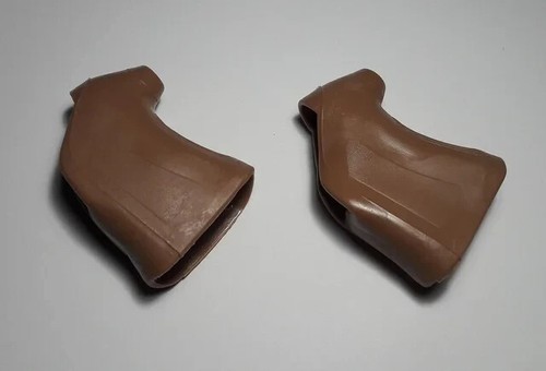 Nos vintage brake hoods - hoods, brown