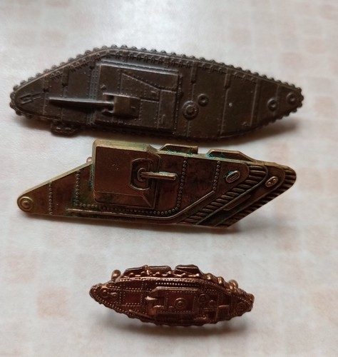 Ww1 royal tank corps badges - ww1/2,