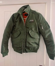 Schott Bomber Xs Jacket Unisex Green