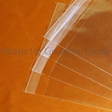 Quality  Standard sized Cello Bags - For Greeting Cards -Wide choice of sizes.  