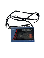 Sony Walkman WM-22 Cassette Classic Player Blue Vintage Charity