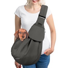 Dog Carrier Sling - Thick Padded Shoulder Strap Adjustable Dog Carriers