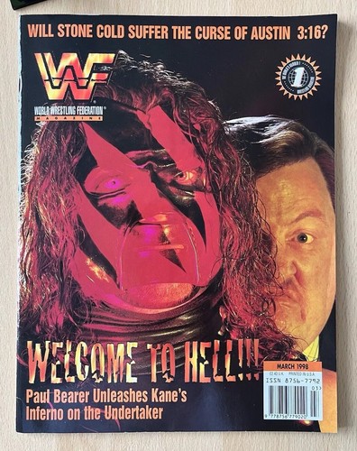 Wwf magazine march 1998 kane - wwf,